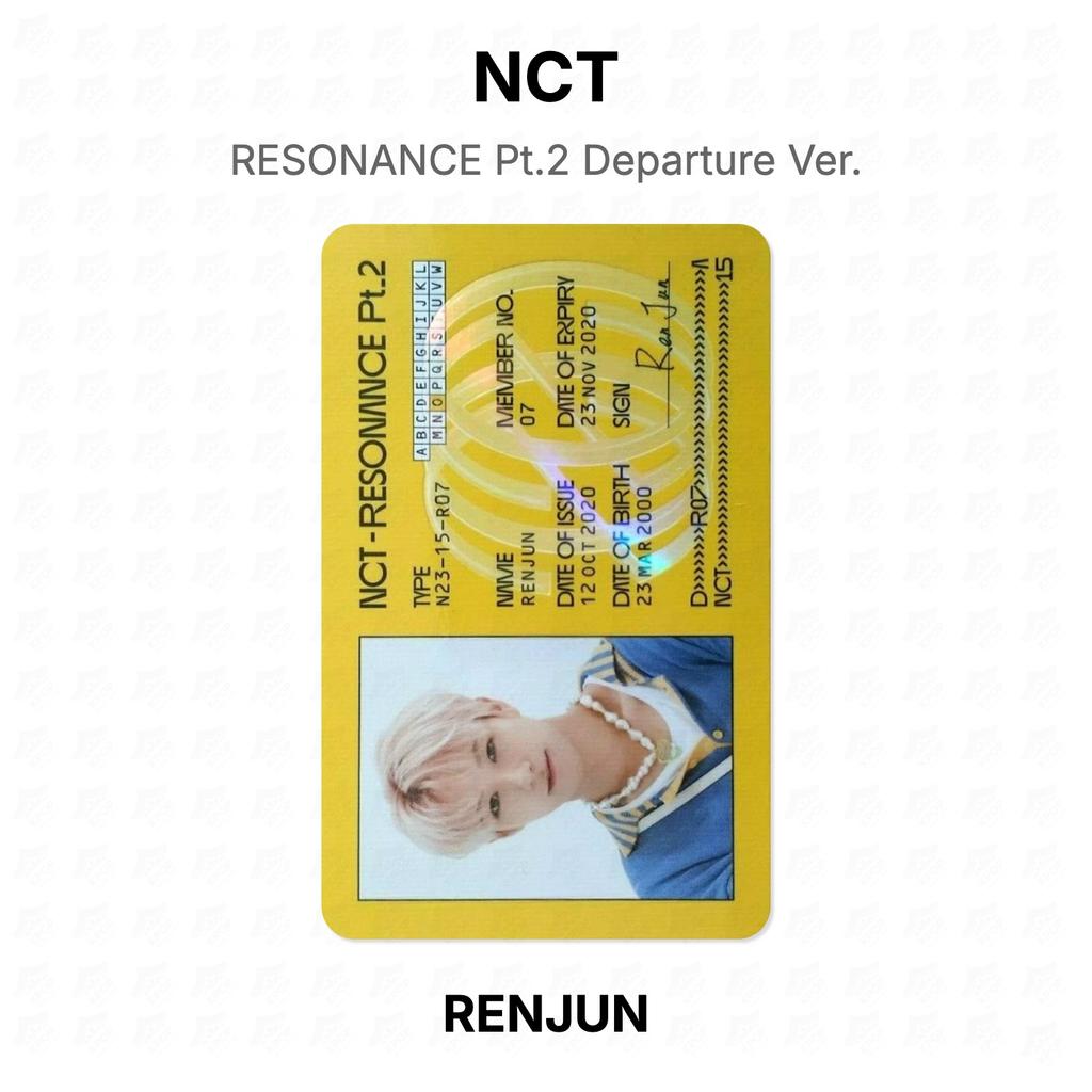 NCT RESONANCE Pt.2 Departure Ver. Official Photocard