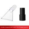 Transparent Vacuum Cleaner Suction Head Accessory 32/35mm Fit Most Models for Wet Liquid Stain Car Interior Deep Cleaning