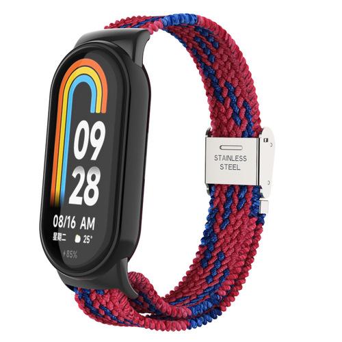 

Нейлоновый плетеный ремешок для Xiaomi Band 9 8 MiBand 9 8, красочный ремешок для смарт-браслета, сменный ремешок для Xiomi band9 band8, ремешок для часов for Mi Band 9 8