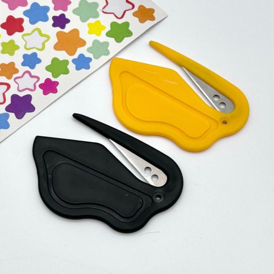 3 Pcs Letter Opener Envelope Slitter Plastic Pet Hair Knotting Knife Portable Mail Opener Wrapping Paper Cutting Tool for Home Office Supplies