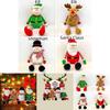 Festive Plush Santa Snowman Elk Doll Decorative Toy For Christmas