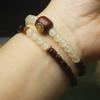 5mm Blood Sandalwood Double Layer Bracelet Minimalist Literary Prayer Beads Ornament