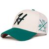 Adjustable Letter H Dance Embroidered Sun Hat for Golf Outdoor Leisure Travel Spring Autumn Unisex