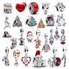 New Santa Claus Gifts Charm Series For Charms Bracelet Bangle Pendant Christmas Jewelry