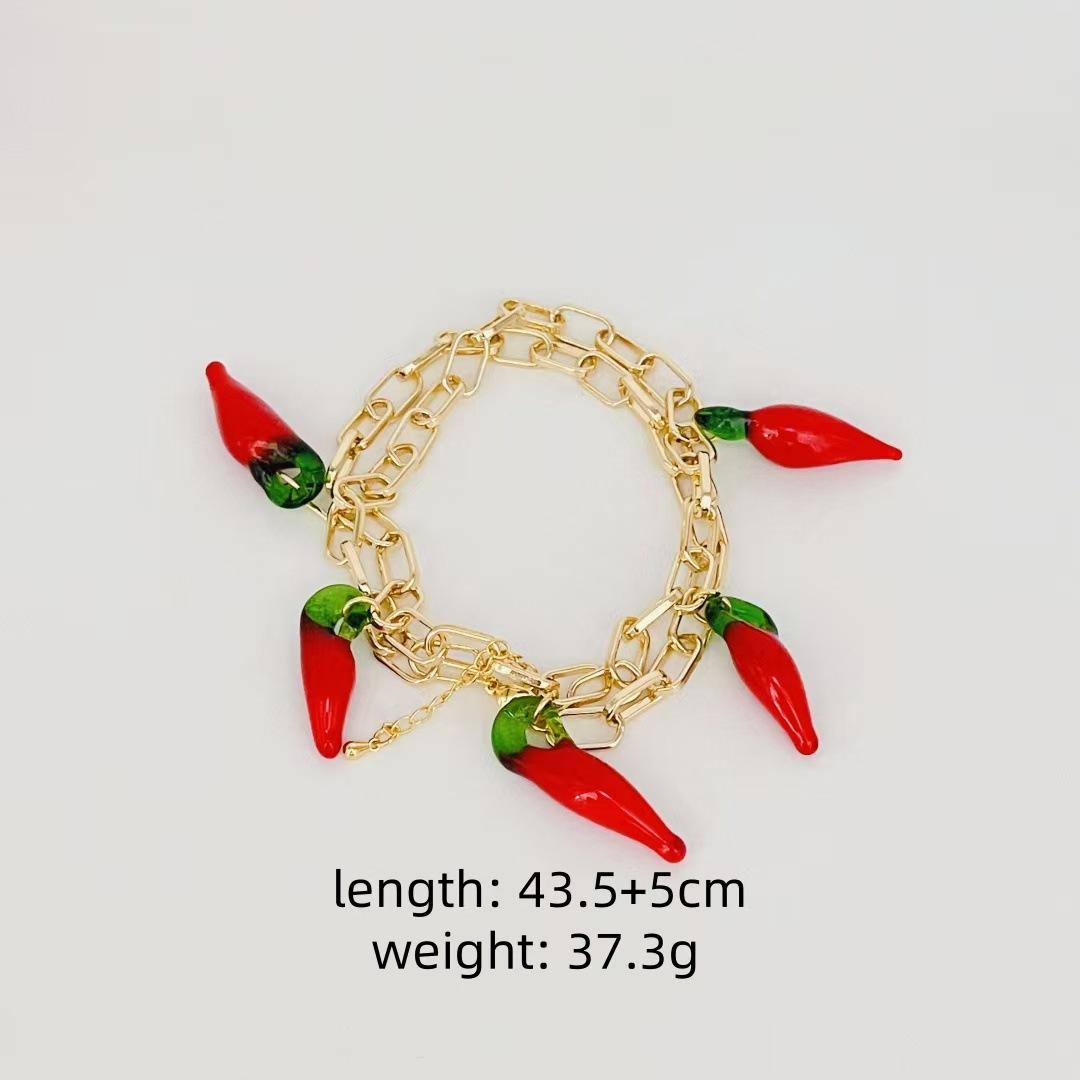 

Подвеска Temperament Niche Glazed Pepper подойдет девушкам, чтобы носить ожерелья каждый день