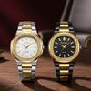 Classic Black Women Men's Watch Classic Diamond Studded Steel Strip Quartz Watch Luxury Gift Wristwatches Clock