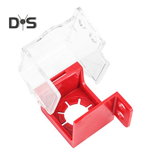 1/2/3Pcs Emergency Stop Button Cover Transparent Design Simple Installation Highly Visible Push Button Switch Cover Large Push Button Lockout