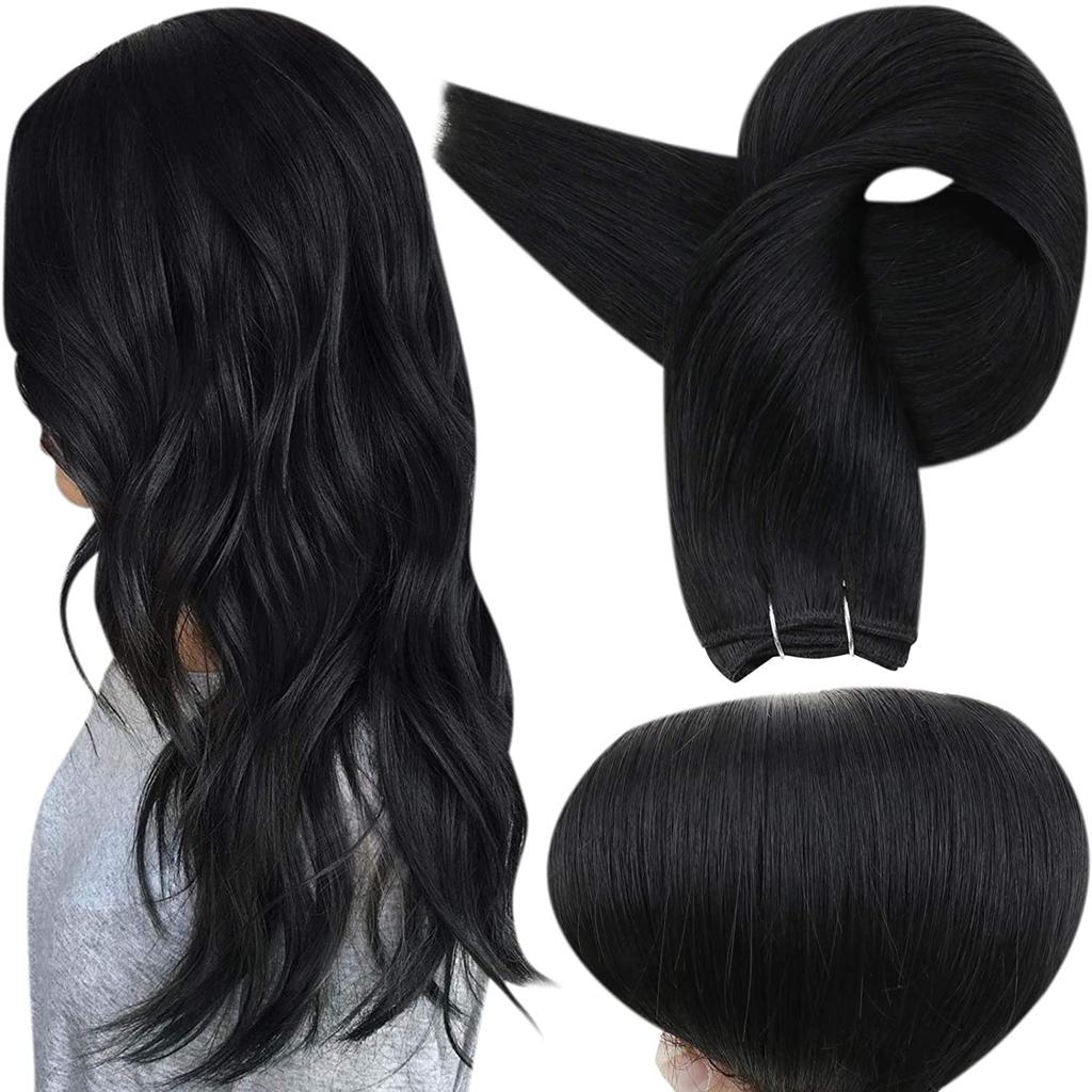 Full Shine Weft Hair Extensions Sew In Real Human Hair Extensions For Women Add Length And Volume