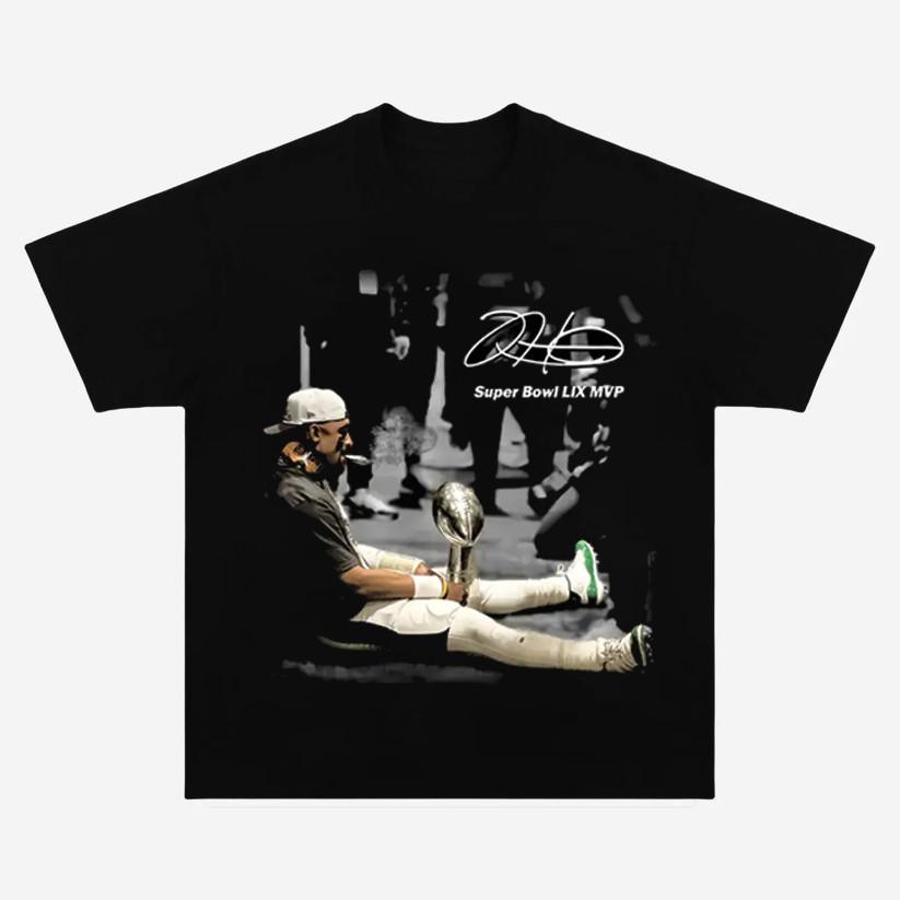 JALENN HURTS MVP SUPER B0WL LlX CHAMPS TEE S-5XL S