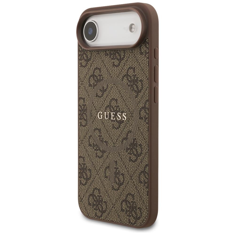Guess 4G Ring Classic Logo MagSafe Case for iPhone Air Brown