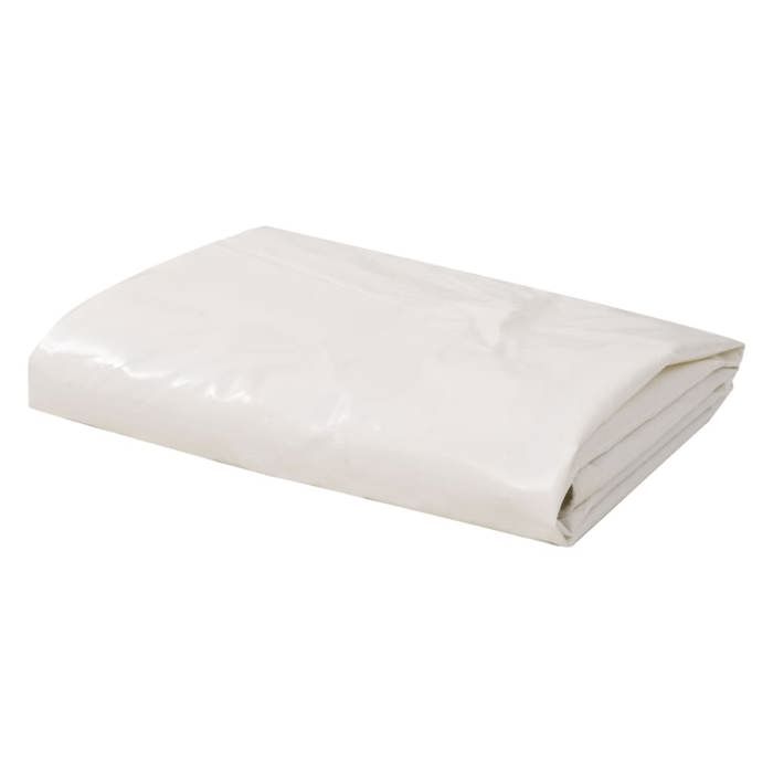 VidaXL Tarp 4x6 M White Camping Sheet Garden Protection Trailer Cover 43845
