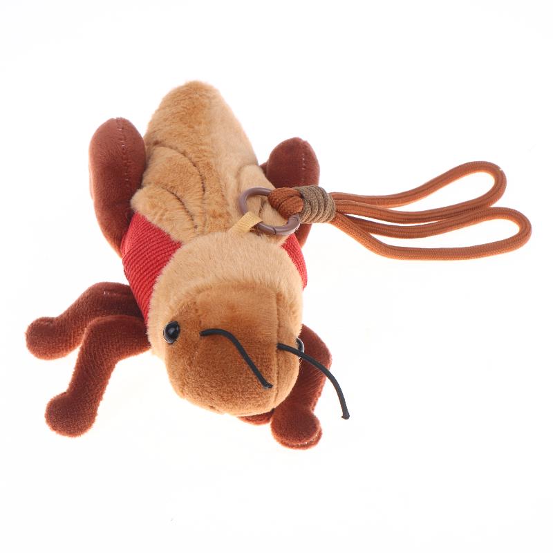 Funny Mosquito Plush Keychain Bag Pendant Weird Stuffed Animal Toy for Schoolbag Decor Multi-use Accessory