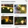 HuiXiang Dual-Powered Solar Moon Lamp for Outdoor Terrace & Garden - Waterproof Landscape & Lawn Light