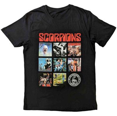 Scorpions Band Remastered Černé Unisex Tričko Bavlněné Tričko Všechny Velikosti SU022 Unisex Tričko