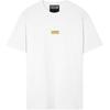 FW24 Logo Badge Crew Neck Short Sleeve T-Shirt Men T-shirts White E78GAHT08-ECJ00T-EG03