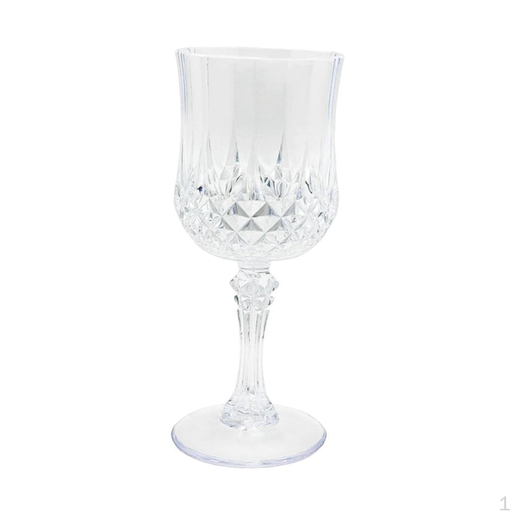 Acrylic Goblet Cup Home Decoration Unique Versatile Drinking Drinkware for Wedding Restaurant