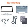 2Din Stereo Radio Cage Frame Unit Universal DVD Player Box Fascia Panel Plate Case Audio Dash Mounting Frame Kit  Accessories
