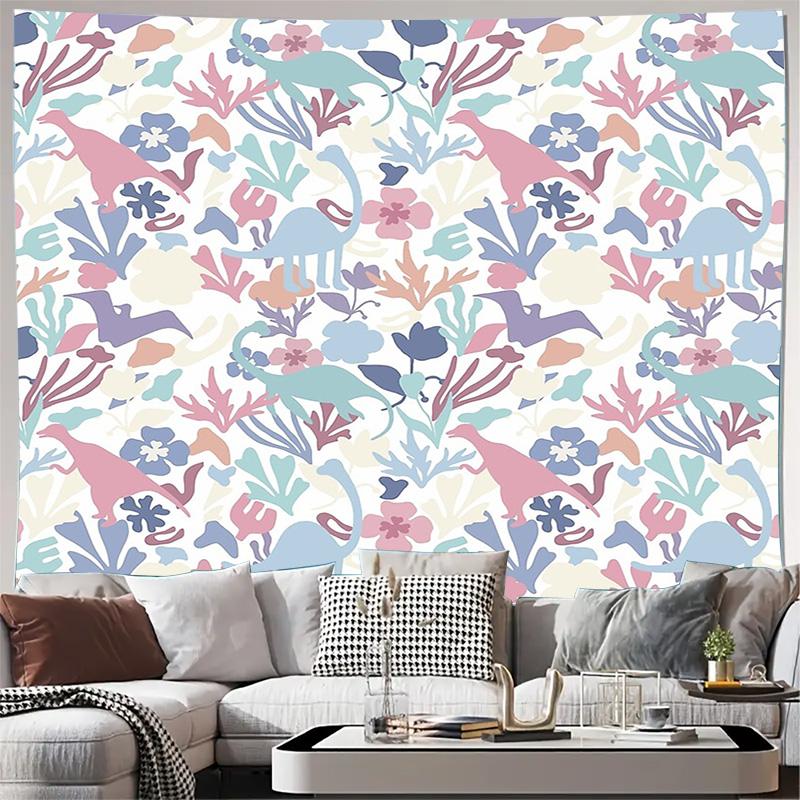 

Boho Tapestry Wall Hanging Aesthetic Room Decor Nature Floral Wall Art Dorm Room Decor Beach Throw Picnic Blanket Festival Backd 74x94cm(29x37in)