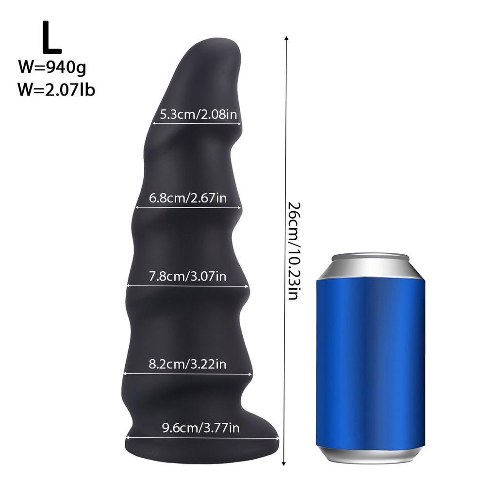 Silicone Wave Butt Plug Couple Sexy Masturbation Anus Sex Toy Men and Women Wear Anti-off Chrysanthemum Expansion Dildos