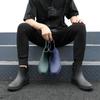 Regenschuhe Herren Gummischuhe Mittelschaft Rutschfest Wasserdicht Gummistiefel Wasserschuh Abdeckung Schuhe Anglerschuhe Autowäsche Arbeitskleidung Herren Gummischuhe