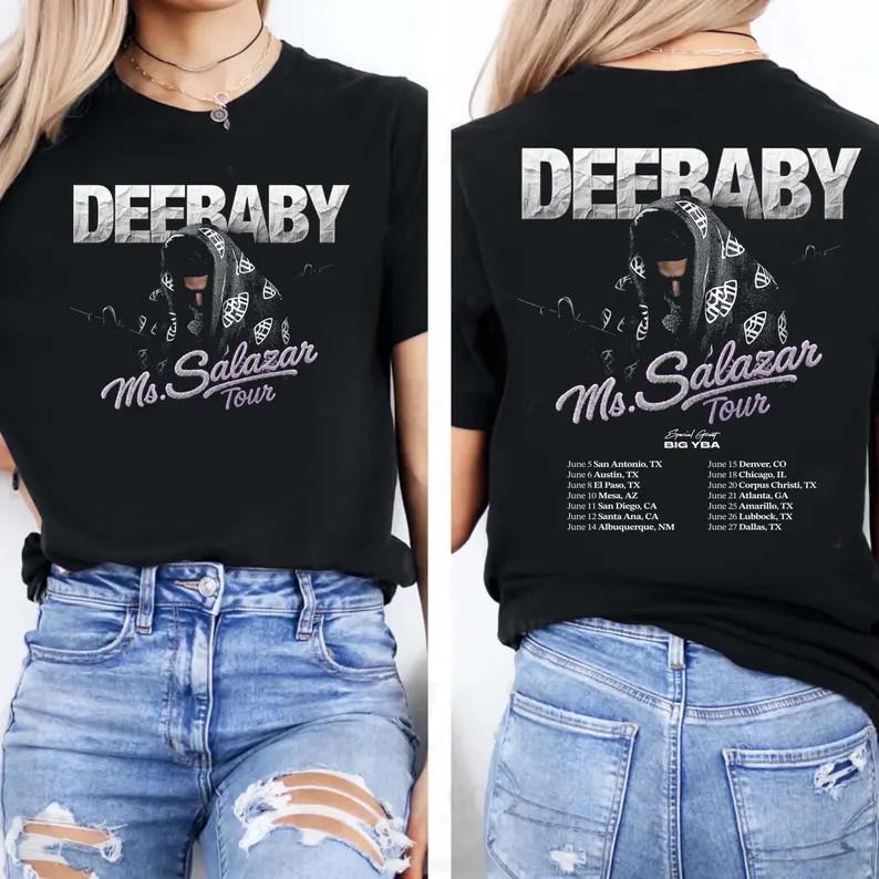 DEEBABY 2025 Tour tee Deebaby shirt 2025 Tour Deebaby rapper Deebaby gif Deebaby