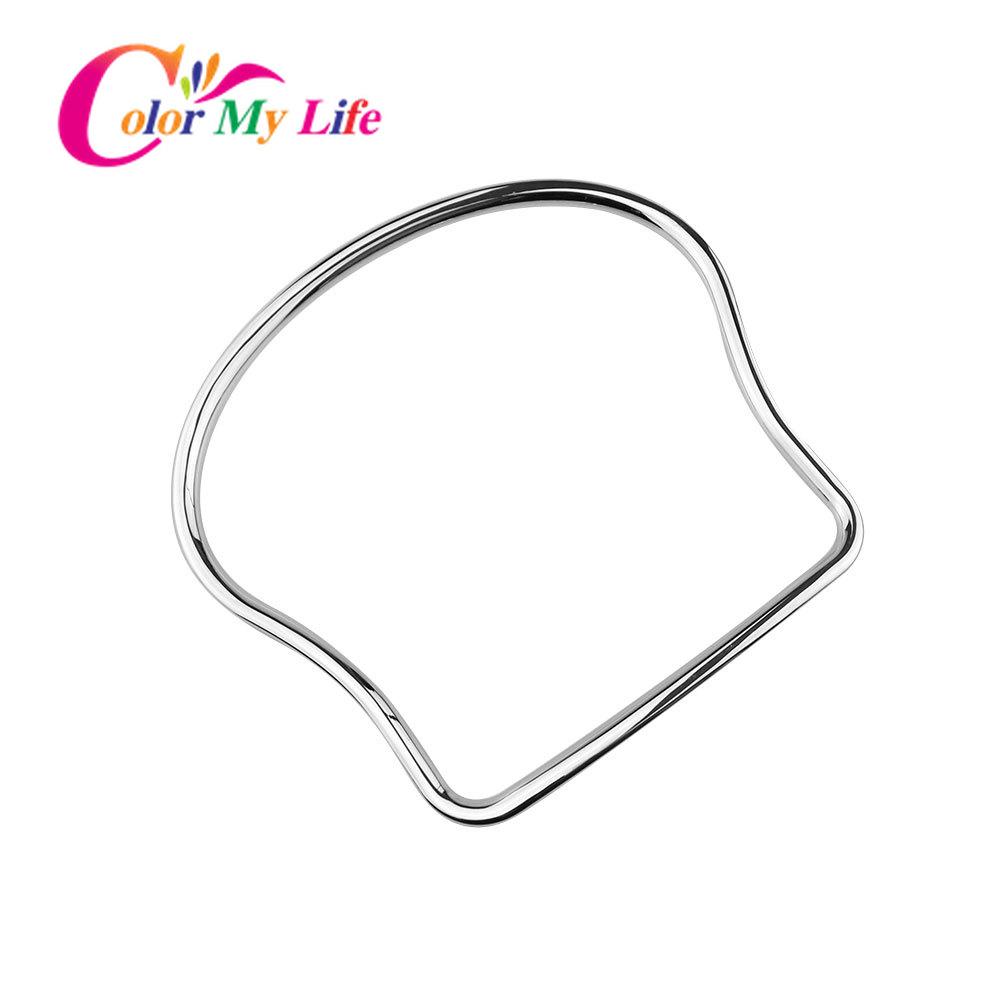 Color My Life Car ABS Chrome Water Cup Circle Trim Glove Box Decorative Sticker for Nissan Sunny 2011 - 2015
