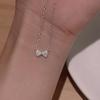 Japanese & Korean Summer Bow Clavicle Necklace: Simple, Sweet Pendant