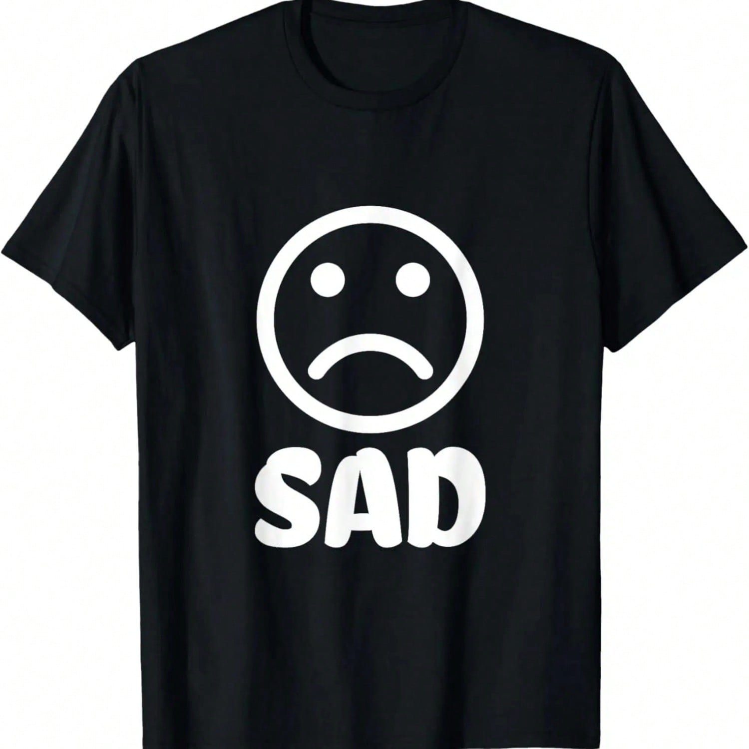 Sad Face T-Shirt T-Shirt S