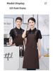 Waterproof Oilproof Canvas Apron with Logo for Coffee, Tea, Restaurant, and Catering Work