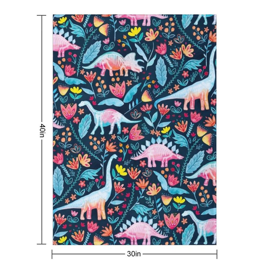 Dinosaur Delight Throw Blanket Thins Baby Heavy To Sleep Summer Blankets