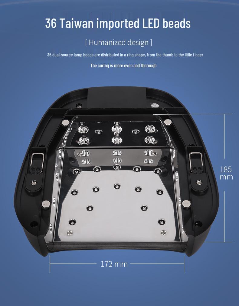 Smart LED Quick-Drying High Power Nail Lamp Phototherapy Machine for Gel Polish