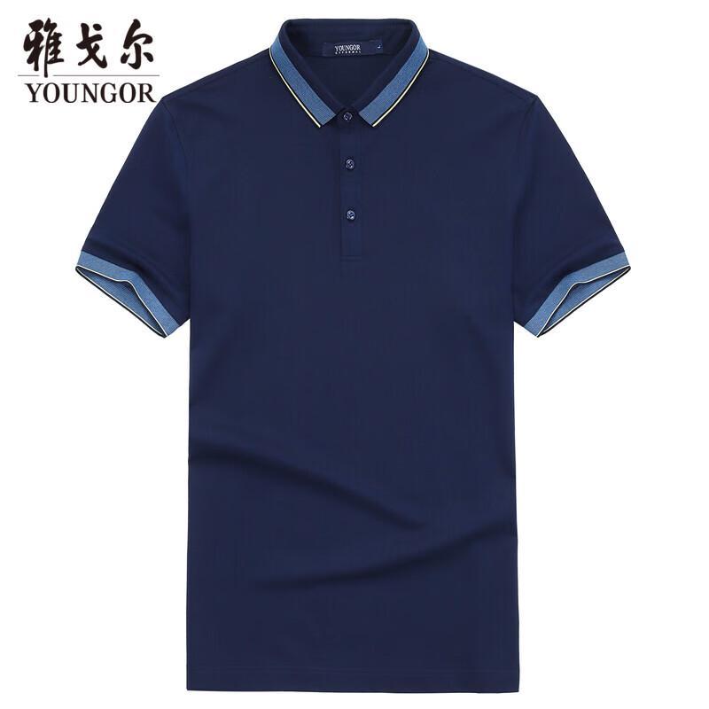YOUNGOR Men's Casual Short Sleeve T-Shirt