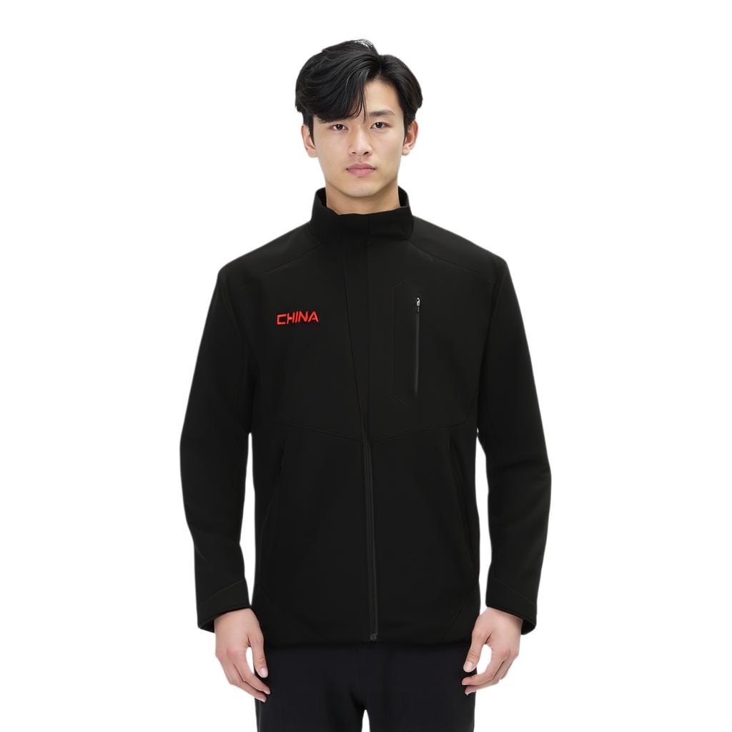 Anta Minimalist Stand Collar Letter Comfortable Casual Versatile Cotton Jacket Men Jacket 152547805-2