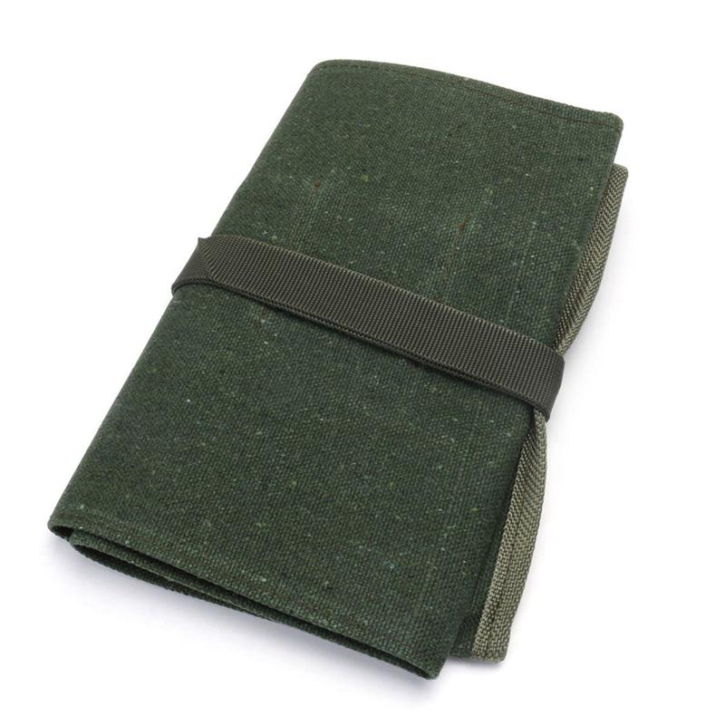 BAAU 4Pcs 600X430mm Japanese Bonsai Tools Storage Package Roll Bag Canvas Tool Set Case