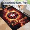 Custom Text Printed Rug Eintracht Frankfurt Non Slip Floor Carpet For Home Room Decor