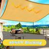 Outdoor Sunshade Net Garden Terrace Sunshade Cloth HDPE Camping Sunshade Net UV Protection 90% Shading Net Store Sun Cover