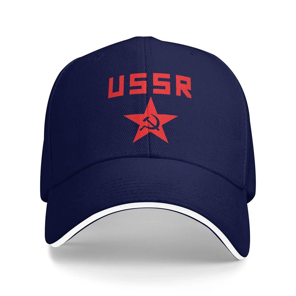 USSR Soviet CCCP Russian Casual Baseball Cap Summer  Trucker Hat Wholesale Kpop Rock Snapback Cap Unisex Unisex Funny Baseball Caps