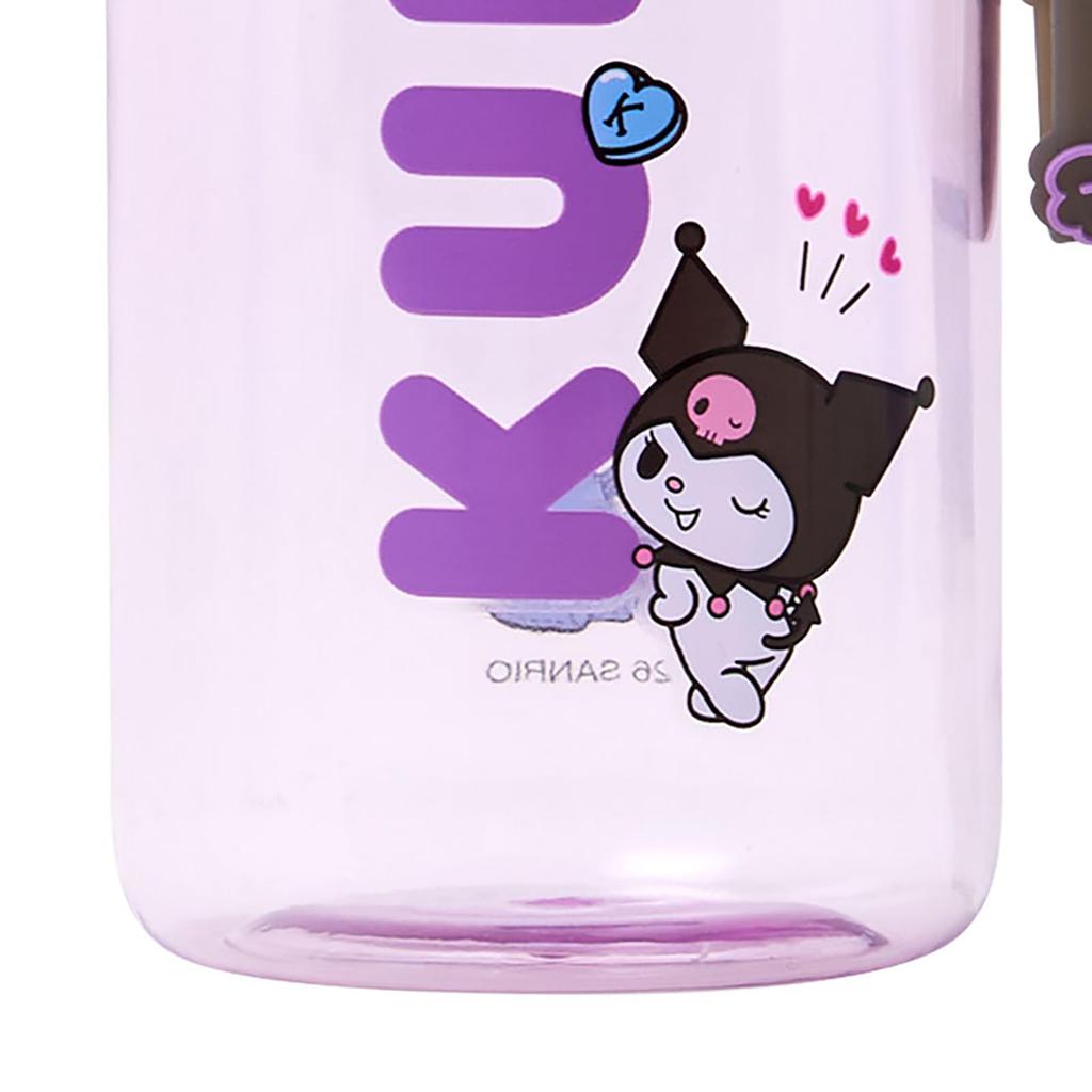 Sanrio Doorzichtige Fles met Kuromi Direct Drink Koud Water 821489 Band, Ontwerp, Type, Alleen,