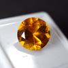 8.40 Ct Natural Montana Sapphire Yellow Round Cut CERTIFIED Loose Gemstone X-023