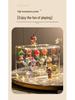 Labubu Figurine Acrylic Display Box - High Transparency Doll Storage Cabinet