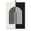 Moderne Abstrakte Formen Geometrische Kunst Schwarze Linie Leinwandmalerei Nordische Poster Und Drucke Wandbilder Für Wohnzimmer Dekor