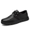 Men's Shoes Men's Casual Leather Shoes Low Top Trend Versatile Ultra Light Bottom Dad Shoes Fashion Trend Leather Shoes