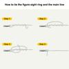 100Pcs/Box Fishing Bearing Rolling Swivel Metal Bearing Swivel Solid Ring Lures Fishing Connector Carp Fishing Tackle