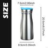 0.8 Liter Stainless Steel Insulated Carafe, Coffee Pot for Cold Drinks, Leakproof Lid, Beverage