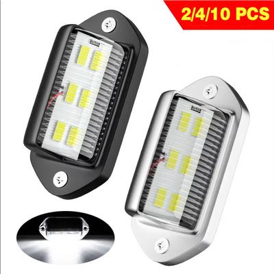 2 STÜCKE 6 LED Auto Kennzeichenbeleuchtung Für SUV Lkw Anhänger Van Tag Schritt Lampe Weiße Glühbirnen Auto Produkte Kennzeichenbeleuchtung