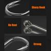Pesca High Carbon Stahl Seehaken Karpfenangeln Circle Hooks Angelhaken Köderhaken Widerhaken Angelhaken