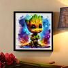 5D DIY Diamond Painting Decorative Q Version Groot Full Round Drill Scenery Diamond Embroidery Cross Stitch Kits Home Decor Gift