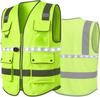 Zacro Veiligheidsvest voor Mannen Vrouwen Reflecterend Bouwvakker Vest met 24 LED