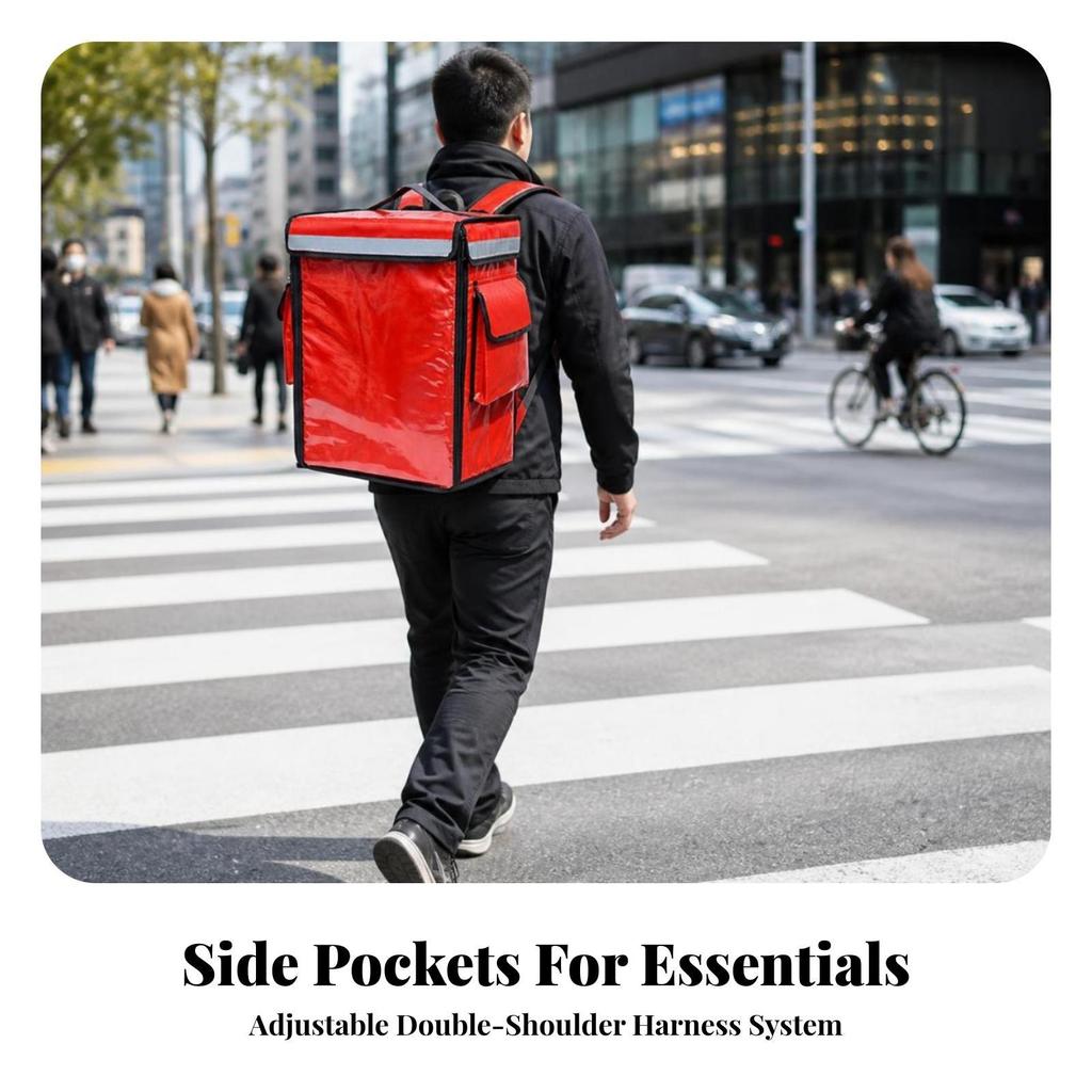 Borsa termica per consegna cibo Facile da pulire Impermeabile Portatile