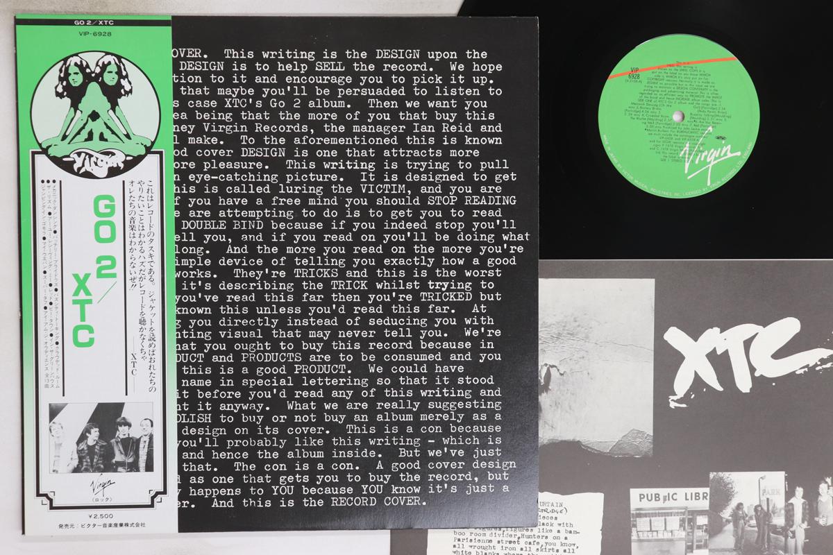 

LP Record XTC - Go 2 VIP6928 VIRGIN 1979 Japan Obi Rock Used